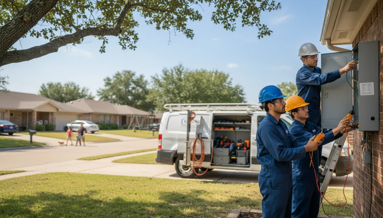 Certified electrician providing emergency electrical services in Manderson, SD